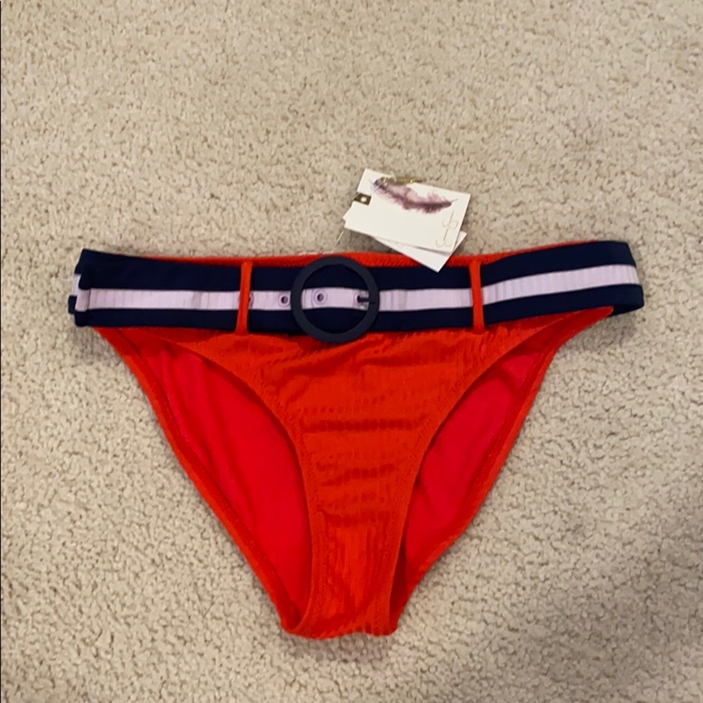 Jessica Simpson Belted Bikini Bottoms NWT